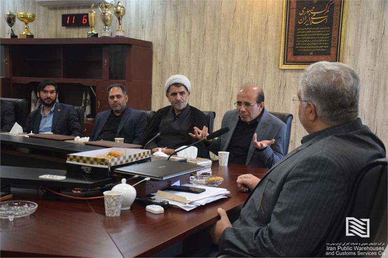 دیدار سرپرست شرکت انبارهای عمومی و خدمات گمرکی تهران با مدیرکل جدید گمرک تهران
