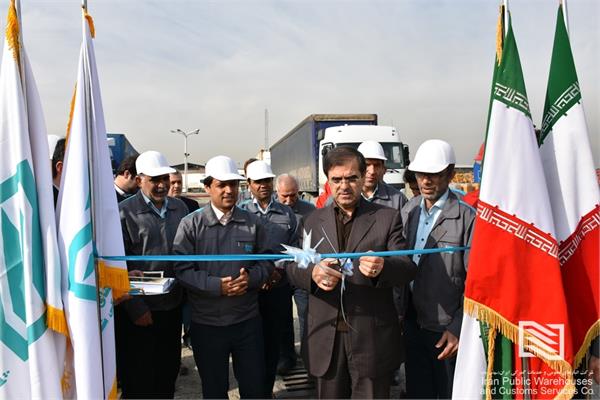 با حضور مهندس آذروش صورت گرفت؛ افتتاح چندین طرح عمرانی در شرکت انبارهای عمومی و خدمات گمرکی تهران(شهریار)