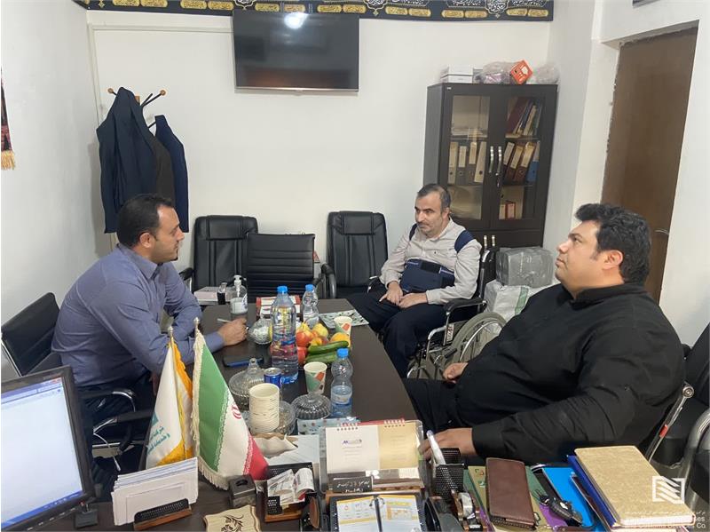 بازدید سرپرست شرکت انبارهای عمومی تهران از شعبه اینچه برون