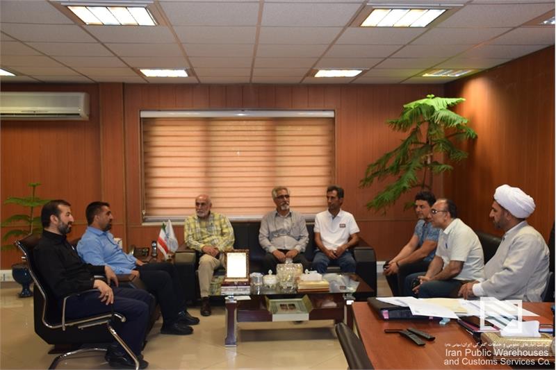 دیدار سرپرست شرکت انبارهای عمومی تهران با نمایندگان شرکت‌های حمل‌ونقل