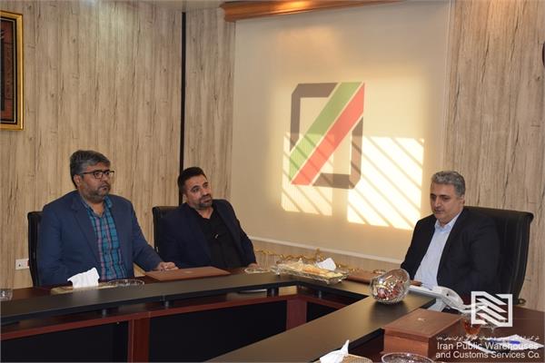 دیدار مدیرکل جدید گمرک تهران با سرپرست شرکت انبارهای عمومی تهران