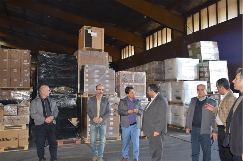 بازدید رییس هیئت‌مدیره شرکت انبارهای عمومی وخدمات گمرکی ایران از شرکت تهران
