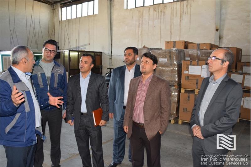 بازدید مدیرعامل شرکت انبارهای عمومی و خدمات گمرکی تهران از شعبه سمنان