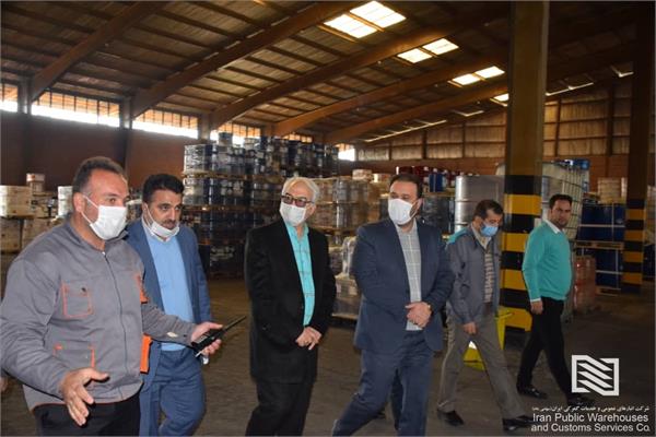 بازدید  عضو هیات مدیره شرکت انبارهای عمومی و خدمات گمرکی ایران از شرکت تهران