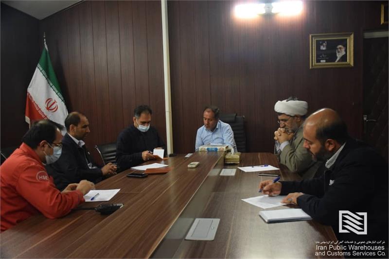 برگزاری نشست حفاظت فنی و بهداشت کار در شرکت انبارهای عمومی و خدمات گمرکی تهران