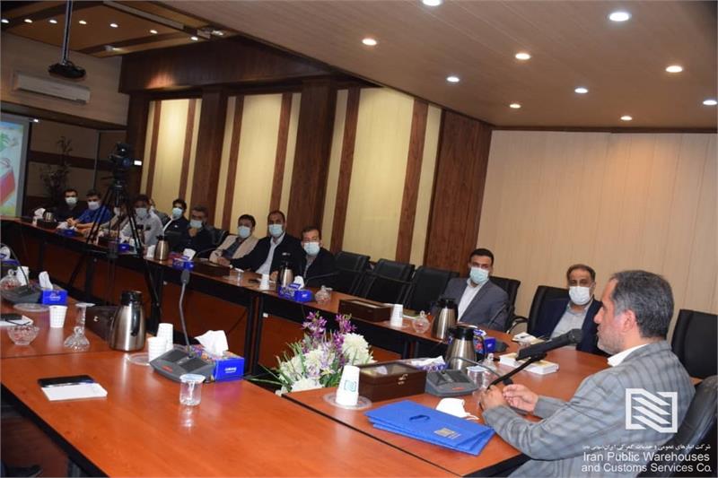 آیین معارفه سرپرستان جدید شرکت انبارهای عمومی و خدمات گمرکی تهران برگزار شد