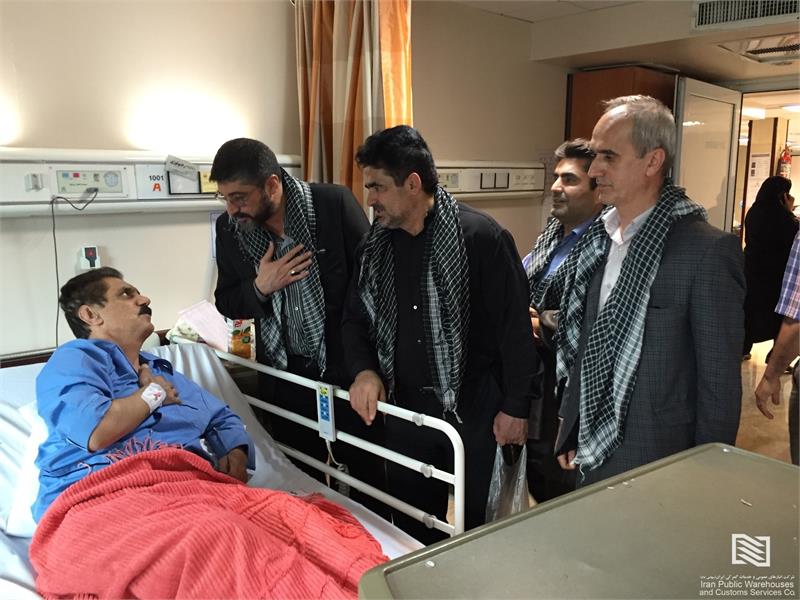 دیدار کارکنان بسیجی شرکت شهریار با جانبازان دفاع مقدس