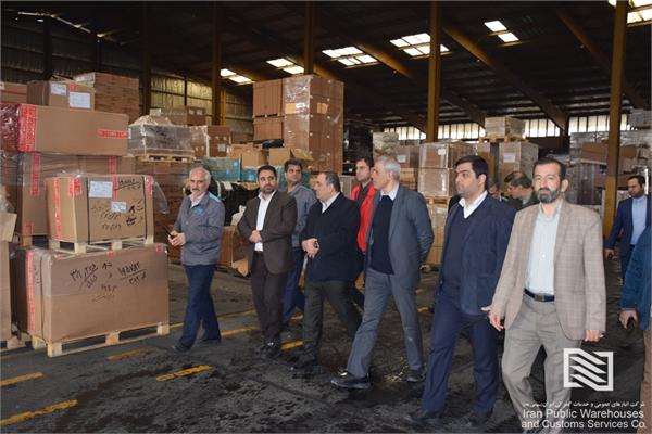 بازدید مدیران‌کل حراست گمرک جمهوری اسلامی ایران و صندوق بازنشستگی کشوری از شرکت تهران
