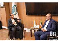 دیدار مدیرعامل شرکت انبارهای عمومی و خدمات گمرکی ایران با نماینده استاندار زنجان 1