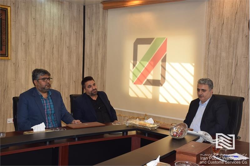 دیدار مدیرکل جدید گمرک تهران با سرپرست شرکت انبارهای عمومی تهران