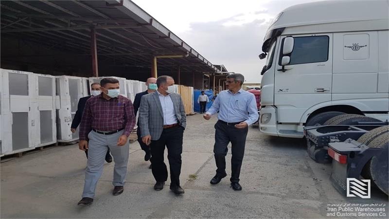 بازدید مدیر عامل شرکت انبارهای عمومی و خدمات گمرکی تهران از شعبه سرو