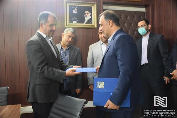برگزاری مراسم معارفه سرپرست حراست شرکت انبارهای عمومی و خدمات گمرکی تهران