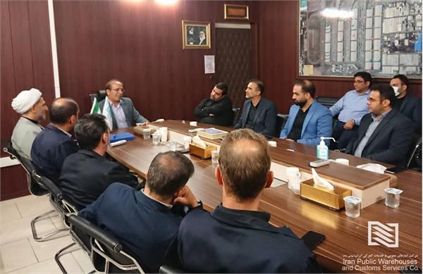 برگزاری آیین معارفه سرپرستان امور مالی و امور اداری ومنابع انسانی شرکت انبارهای عمومی و خدمات گمرکی تهران