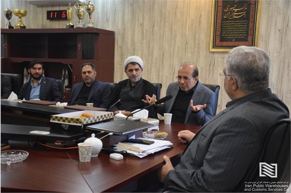 دیدار سرپرست شرکت انبارهای عمومی و خدمات گمرکی تهران با مدیرکل جدید گمرک تهران