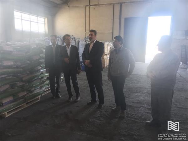 بازدید میدانی مدیرعامل شرکت انبارهای عمومی تهران از شعبه همدان