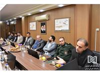 آیین معارفه فرمانده جدید بسیج پایگاه بسیج بقیه الله (عج) شرکت انبارهای عمومی و خدمات گمرکی ایران 6