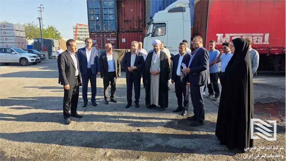 بازدید مسئولان استانی و شهرستانی از انبارهای عمومی و خدمات گمرکی خوی