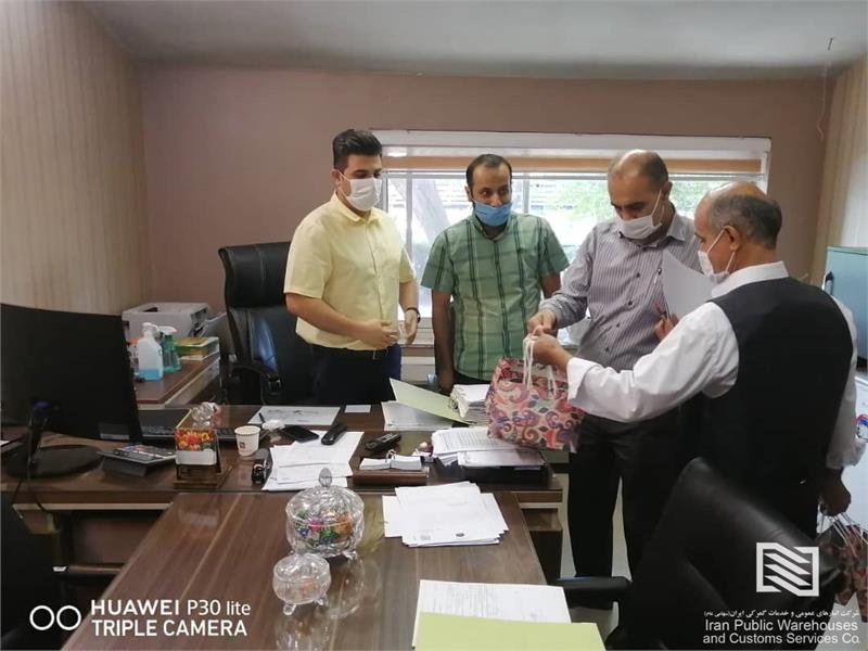 سومین مرحله توزیع بسته های بهداشتی مقابله با ویروس کرونا در شرکت تهران