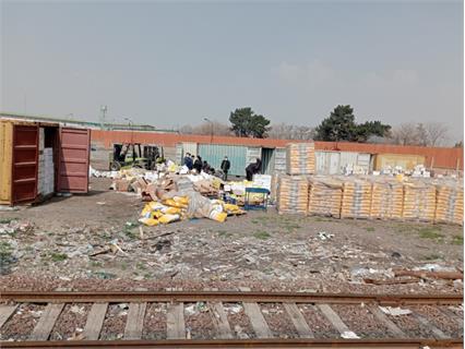 امحای بیش از ۳۴۰ تن کالاهای متروکه و فاسد شده