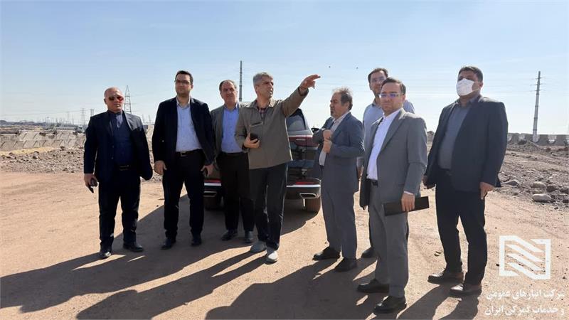 بازدید میدانی مدیران ارشد شرکت انبارهای عمومی و خدمات گمرکی ایران از اراضی بندر شهید رجایی در استان هرمزگان