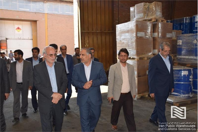 بازدید سرزده استاندار تهران از گمرک و شرکت انبارهای عمومی و خدمات گمرکی تهران