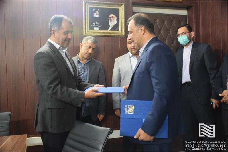 برگزاری مراسم معارفه سرپرست حراست شرکت انبارهای عمومی و خدمات گمرکی تهران
